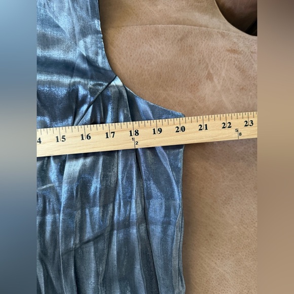 Vintage Another Thyme Silver Dress Fits Like XL See Pictures Has Been Altered - Picture 5 of 8